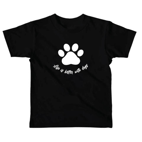 life-is-better-with-dogs-shirt